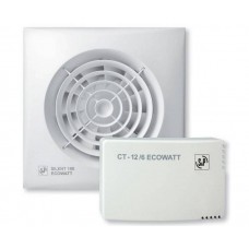 SILENT-100 12VDC ECOWATT + CT-12/6 осевой бытовой вентилятор