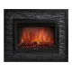 Портал Firelight Loft 30 камень черный, черная эмаль