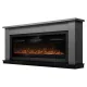 Каминокомплект: Очаг Electrolux Infinity EFP/P-1600ULS N, портал Canto Long графит, черный