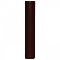 Сэндвич труба 300/380 L-1000 н1/о коричневая нержавеющая сталь + оцинкованная сталь цветная