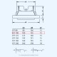 EFF 100 стальной вытяжной диффузор с фиксатором