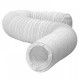 DEC PVC WHITE 102 гибкий полимерный воздуховод 15м