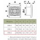 ERA 6C D150 с обратным клапаном осевой накладной вентилятор