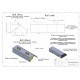 ЗВП 450x900x800 пристенный тип 2 зонт вытяжной из нержавеющей стали 0,7 мм