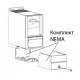 NEMA1-M3 132B0105 комплект для монтажа