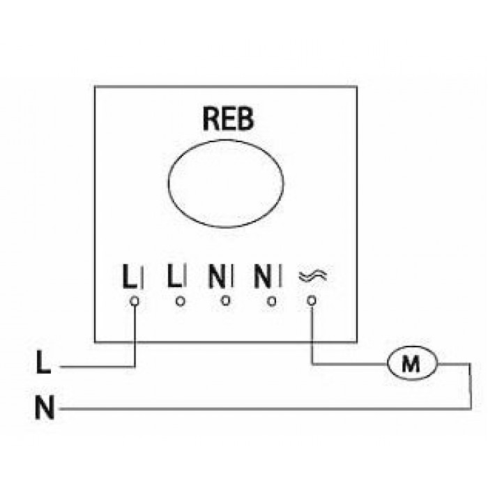 REB-1 NE электронный однофазный регулятор скорости внутреннего типа