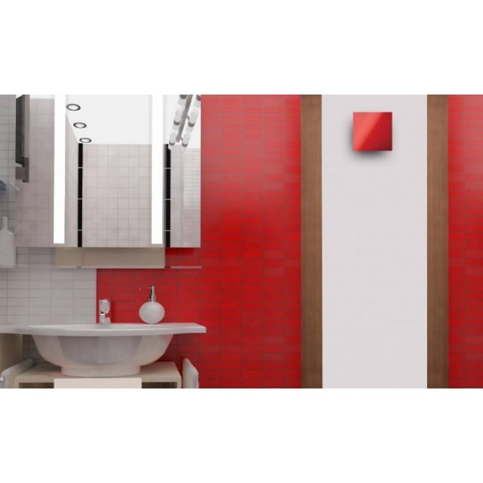 ФПА 180/100 Глас-1 красный стекло глянец с решеткой декоративная лицевая панель Design Concept