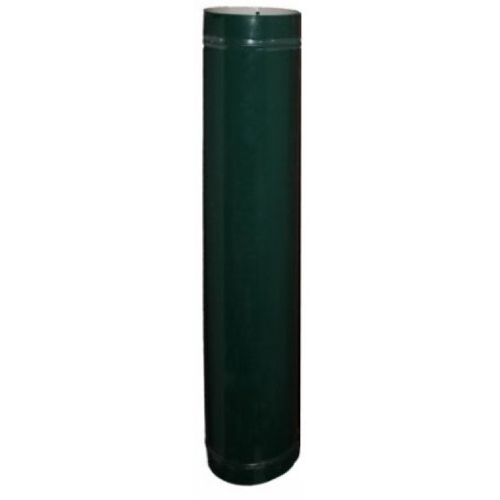 Воздуховод (труба) ф315 1 м зеленый из оцинкованной стали