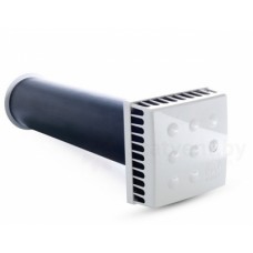 KIV Quadro 125/500 приточный клапан с алюминиевой решеткой 0,5м
